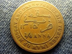 Omán 1/4 anna 1898