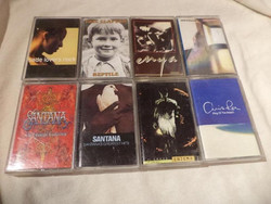 8db kazetta Santana, Dire, Enya, Sade (4492)
