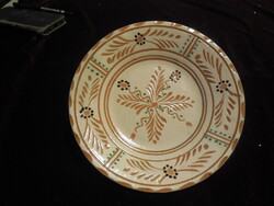 Óbányai fali , népi dísztál  Teimel  szignóval