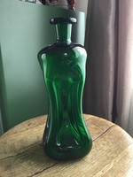 Régi Dán Holmegaard fújt üveg palack 1960-ból