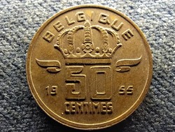 Belgium I. Baldvin (1951-1993) 50 centime (francia szöveg) 1955