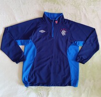 L-es vintage umbro Glasgow Rangers FC (2010/11) tréning dzseki melegítő felső