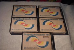 5db retro Orwo K60 audió kazetta (4488)