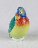 1U324 Régi színes Hollóházi porcelán vadkacsa 8.6 cm