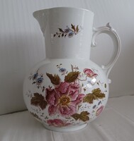 Álomszép antik porcelánfajansz mosdókancsó az 1900-as évek elejéről