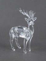 1U677 Edition Atlas Crystal Style collection "Félénk szarvas" kristály szobor eredeti dobozában