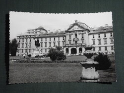 Képeslap,Gödöllő,Agrártudományi egyetem,Kálmán herceg szobor,park látkép,részlet, 1965-