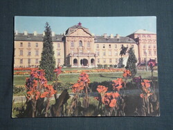 Képeslap,Gödöllő,Agrártudományi egyetem,Kálmán herceg szobor,park látkép,részlet, 1965-