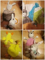 Szundikendő játékokkal 306. (Nyuszi, Csacsi, Kacsa) - Nappy with toy. 306. (Rabbit, Dnkey, Duck))