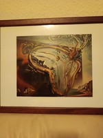 Salvador Dali nyomat üvegezett keretben