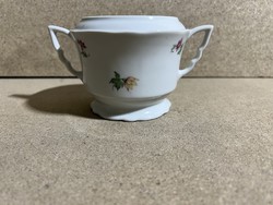 Régi Zsolnay porcelán cukortartó. 3575