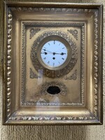 XIXsz.i BIEDERMAYER ÖKÖRSZEMES NEGYEDÜTŐS KERETÓRA!!!!   43X35cmm
