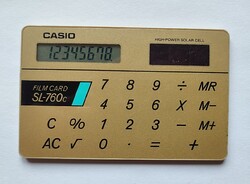CASIO SL-760c apró napelemes számológép