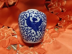 Japán  porcelán  teafűtartó,  fűszertartó