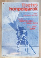 1960-1970-es évek, retró mozifilm plakát gyűjteményéből.