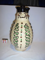 Nagy méretű /hódmezóvásárhelyi? karcagi?/ Miska kancsó - 32 cm