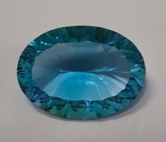 Óriás Topáz, swiss blue - 39 ct, 27,5x20x10 mm (3335)