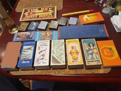 Retro magyar gyufásdobozok gyüjteménye együtt gyufacímke trafikárú dohány szocreál kádár dekoráció