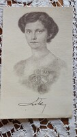 1918 UTOLSÓ MAGYAR MEGKORONÁZOTT KIRÁLYNÉ ZITA HABSBURG URALKODÓ HÁZ KORABELI EREDETI FOTÓ FOTÓLAP