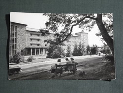 Képeslap,Galyatető,SZOT üdülő szálló látkép,részlet, 1955-
