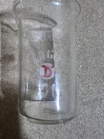 Régi üveg mérő pohár. 3642