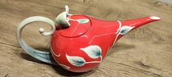 Franz hibiszkusz Design teáskanna piros porcelán