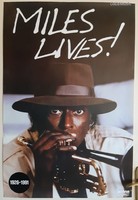 Miles Davis - Miles Lives! POSZTER - JAZZ FORUM 65x97cm (ÚJ)