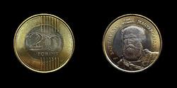 200 FORINT - BATTHYÁNY EMLÉK - PORTRÉ VERETTEL