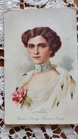 1918 UTOLSÓ MAGYAR MEGKORONÁZOTT KIRÁLYNÉ ZITA HABSBURG URALKODÓ HÁZ KORABELI EREDETI FOTÓ FOTÓLAP