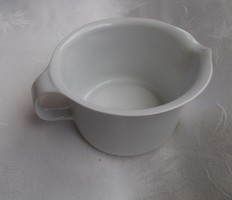 Fehér porcelán szószos kínáló tál,tejszínes kiöntő,asztalközép