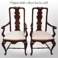 Stíl karosszék mahagóni fából