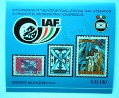 EI31 / 1994 Polgári repülés emlékív ezüst felülnyomattal fekete sorszámmal