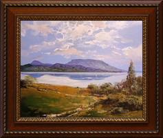 Kabul Adilov: Badacsony - keretezve:50x60cm - alkotás:40x50cm - 25/208