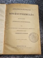 Gr. Széchenyi-Segesd könyvtárábol-Növénytermelés II.Cserháti S. 1901. (Szecheyi Bélyegzővel)
