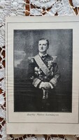 1938 VITÉZ NAGYBÁNYAI HORTHY MIKLÓS KORMÁNYZÓ DÍSZ EGYENRUHA KITÜNTÉS fotólap korabeli fotó képeslap