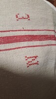 Monogrammos vászon zsák  116x54cm