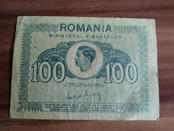 Románia, 100 Lei, Lej, 1945