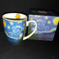 Van Gogh  porcelán bögre díszdobozban - 380 ml - Csillagos éj