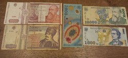 ROMÁN BANKJEGYEK