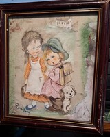 XX. sz Magyar festő : Barátnők