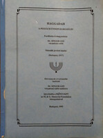 Haggadah - A Peszách ünnepi elbeszélés (Második, javított kiadás) (Reprint) - Singer Leó