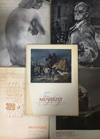Művészet - A magyar képzőművészek szövetségének folyóirata - 1964/július, szeptember, október, november, december (5 db) - Dr. Pogány Ö. Gábor (szerk.)