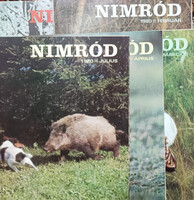 Nimród - A Magyar Vadászok Országos Szövetségének Lapja (1980 - 5 db szórványszám) - Csekő Sándor (főszerk.)