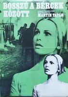 " BOSSZÚ A BÉRCEK KÖZÖTT" 1960-1970-es évek, retró mozifilm plakát gyűjteményéből.