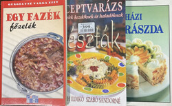 Egy fazék főzelék + Receptvarázs + Házi cukrászda (3 kötet) - Gergelyné Varga Edit, Horváth Ildikó -Szabó Sándorné, Kerekes László (szerk.)