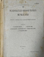 Az Igazságügyi Orvosi Tanács Munkálatai, I. kötet, 5. füzet - Korányi Frigyes et al. (szerk.)
