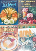 A 100 legjobb : Halétel + Befőtt és lekvár + Mézes finomság + Aprósütemény (4 kötet) - Toró Elza (Szerk.)