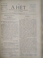 A Hét - Politikai és irodalmi szemle - 1895 (VI. évf.) 25-52. sz. (fél évfolyam egybekötve) - Kiss J