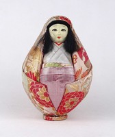 1U722 Régi japán baba régi gyerek játék 16.5 cm