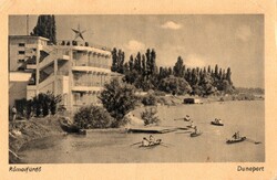 122 --- Futott képeslap eredeti kiadás (nem reprint) RÓMAIFÜRDŐ